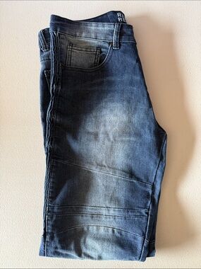 Refinery Republic Men's Dark Blue Washed Jeans Size 32/32